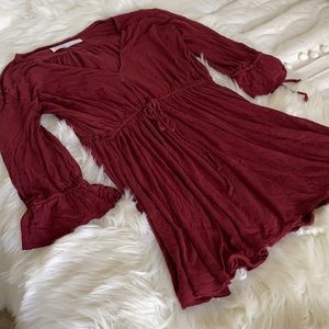 Free People Beach Red Cover Up